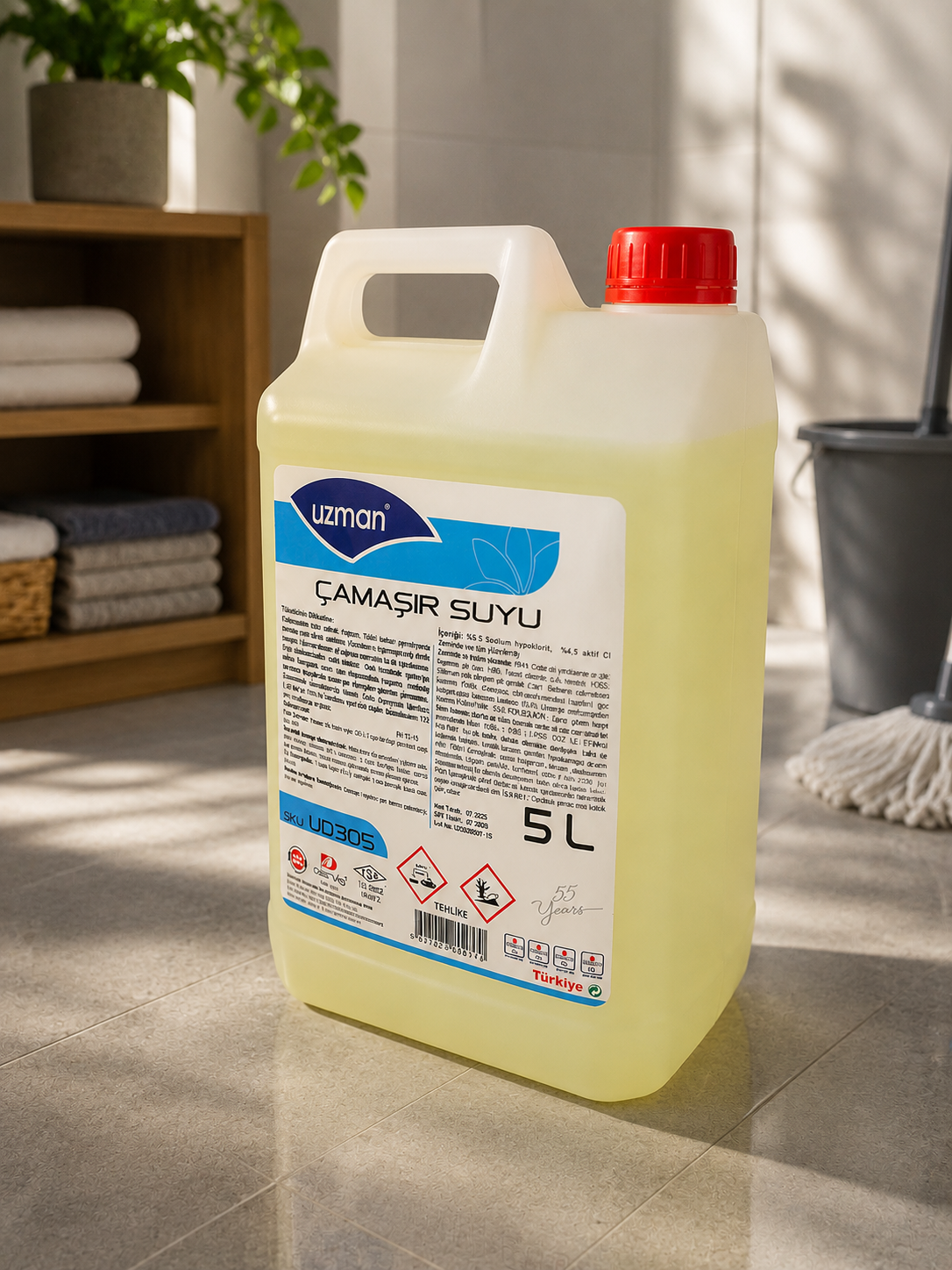 UZMAN ÇAMAŞIR SUYU 5 LT - ByCengo